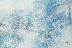 XXL Öl Gemälde 'Ocean Fireworks' | Handgemaltes Unikat