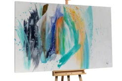 XXL Öl Gemälde 'Ocean Rainbow' | Handgemaltes Unikat