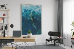 XXL Öl Gemälde 'Ocean Shades' | Handgemaltes Unikat