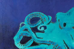 XXL Öl Gemälde 'Octopus Adventure' | Handgemaltes Unikat
