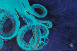 XXL Öl Gemälde 'Octopus Adventure' | Handgemaltes Unikat
