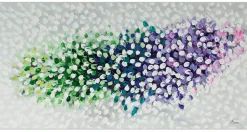 XXL Öl Gemälde 'Optical Blossoming' | Handgemaltes Unikat