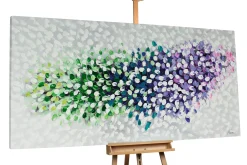 XXL Öl Gemälde 'Optical Blossoming' | Handgemaltes Unikat
