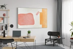XXL Öl Gemälde 'Orange Hinge' | Handgemaltes Unikat