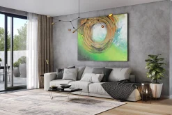 XXL Öl Gemälde 'Otherworldly Portal' | Handgemaltes Unikat