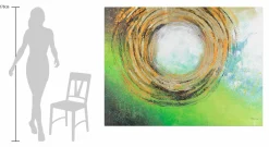XXL Öl Gemälde 'Otherworldly Portal' | Handgemaltes Unikat