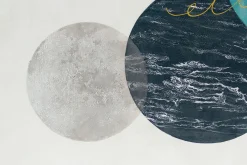 XXL Öl Gemälde 'Outer Planets' | Handgemaltes Unikat