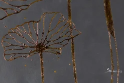 XXL Öl Gemälde 'Ozeanblumen' | Handgemaltes Unikat