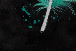 XXL Öl Gemälde 'Paradise Feather' | Handgemaltes Unikat