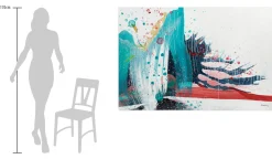 XXL Öl Gemälde 'Paradise of Color' | Handgemaltes Unikat