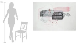 XXL Öl Gemälde 'Pastel and Iron' | Handgemaltes Unikat