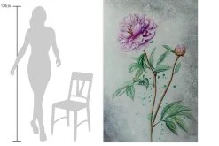 XXL Öl Gemälde 'Peony Dream' | Handgemaltes Unikat