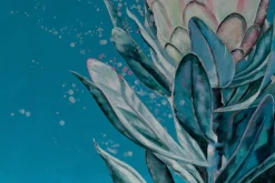 XXL Öl Gemälde 'Petite Protea' | Handgemaltes Unikat