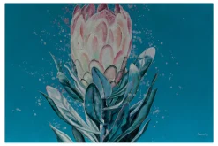 XXL Öl Gemälde 'Petite Protea' | Handgemaltes Unikat