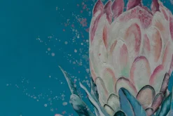 XXL Öl Gemälde 'Petite Protea' | Handgemaltes Unikat