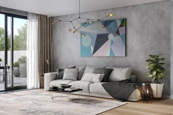 XXL Öl Gemälde 'Pink Retrospectiv' | Handgemaltes Unikat