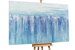 XXL Öl Gemälde 'Plunging Waterfall' | Handgemaltes Unikat