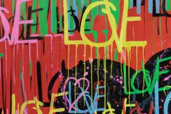 XXL Öl Gemälde 'Pop Love' | Handgemaltes Unikat