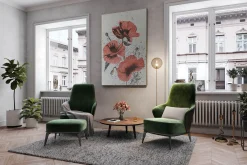 XXL Öl Gemälde 'Poppy Poesy' | Handgemaltes Unikat