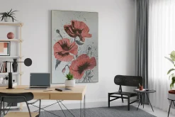 XXL Öl Gemälde 'Poppy Poesy' | Handgemaltes Unikat