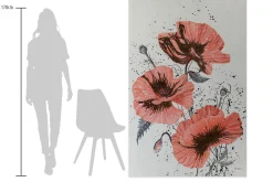 XXL Öl Gemälde 'Poppy Poesy' | Handgemaltes Unikat