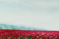 XXL Öl Gemälde 'Poppy Sea' | Handgemaltes Unikat