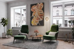 XXL Öl Gemälde 'Powerblume' | Handgemaltes Unikat