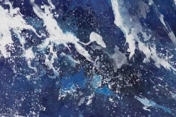 XXL Öl Gemälde 'Powerful Waves' | Handgemaltes Unikat