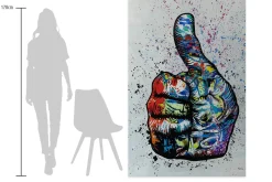 XXL Öl Gemälde 'Power of Positivity' | Handgemaltes Unikat