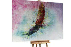 XXL Öl Gemälde 'Power of the Eagle' | Handgemaltes Unikat