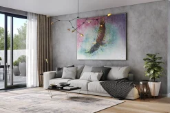 XXL Öl Gemälde 'Power of the Eagle' | Handgemaltes Unikat