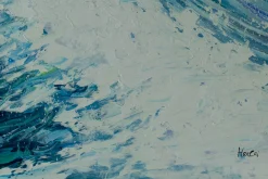 XXL Öl Gemälde 'Power of the Ocean' | Handgemaltes Unikat