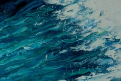 XXL Öl Gemälde 'Power of the Ocean' | Handgemaltes Unikat