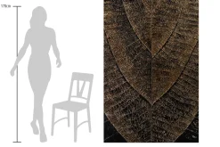 XXL Öl Gemälde 'Precious Leaf' | Handgemaltes Unikat
