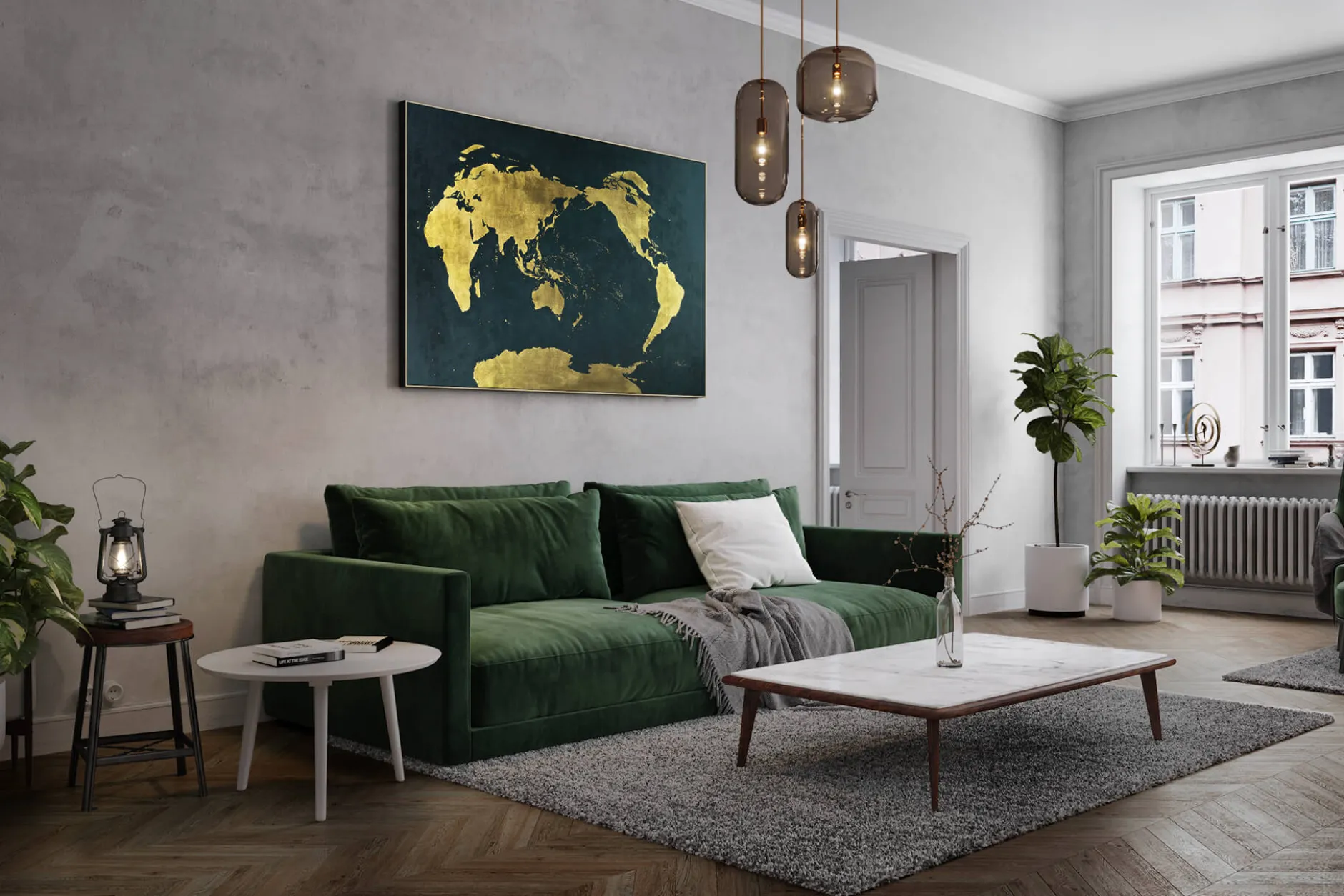 XXL Öl Gemälde 'Precious World' | Handgemaltes Unikat
