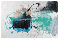 XXL Öl Gemälde 'Precipitating Colours' | Handgemaltes Unikat