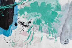 XXL Öl Gemälde 'Precipitating Colours' | Handgemaltes Unikat