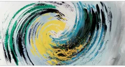 XXL Öl Gemälde 'Primary Vortex' | Handgemaltes Unikat