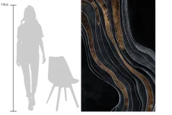 XXL Öl Gemälde 'Primeval Formation' | Handgemaltes Unikat