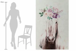 XXL Öl Gemälde 'Princess of Ponies' | Handgemaltes Unikat