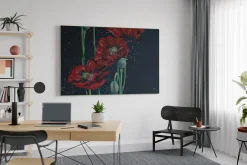 XXL Öl Gemälde 'Pristine Poppies' | Handgemaltes Unikat
