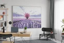 XXL Öl Gemälde 'Purple Explosion' | Handgemaltes Unikat