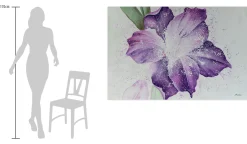XXL Öl Gemälde 'Purple Finery' | Handgemaltes Unikat