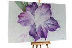 XXL Öl Gemälde 'Purple Finery' | Handgemaltes Unikat