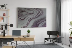 XXL Öl Gemälde 'Purple Magic' | Handgemaltes Unikat