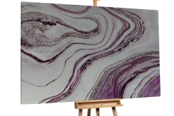 XXL Öl Gemälde 'Purple Magic' | Handgemaltes Unikat