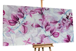 XXL Öl Gemälde 'Purple Poesy' | Handgemaltes Unikat
