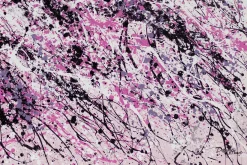 XXL Öl Gemälde 'Purple Rain' | Handgemaltes Unikat