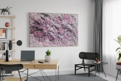 XXL Öl Gemälde 'Purple Rain' | Handgemaltes Unikat