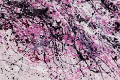 XXL Öl Gemälde 'Purple Rain' | Handgemaltes Unikat